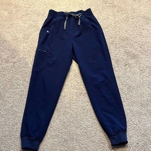 Figs navy scrubs joggers XS